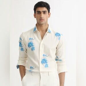 RARE RABBIT Men’s Long Sleeve Shirt Large